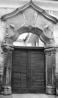 L'ingresso di Palazzo Belcredi