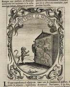 Tavola tratta da: Diego de Saavedra Fajardo, Obras… en dos tomos diuididas, el primero contiene I. Idea de un principe politico christiano… Anversa, 1678-1681