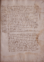 1297 maggio 17, Pisa; notaio Ruffo o Ruffolo. Archivio di Stato di Pisa, Ospedali di Santa Chiara, n. 2075, c. 5r