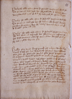 1298 febbraio 17, Pisa; notaio Ruffo o Ruffolo. Archivio di Stato di Pisa, Ospedali di Santa Chiara, n. 2075, c. 11r