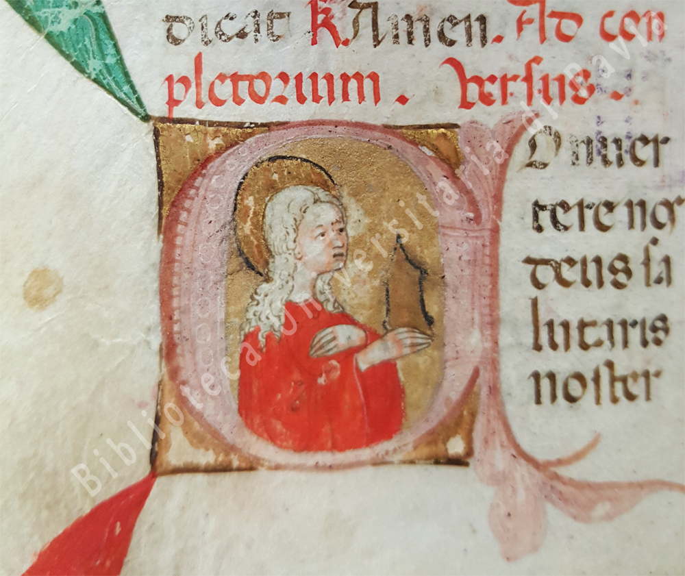 Libro d’ore all’uso ambrosiano. Aldini 7, c. 77v: Santa Maria Maddalena