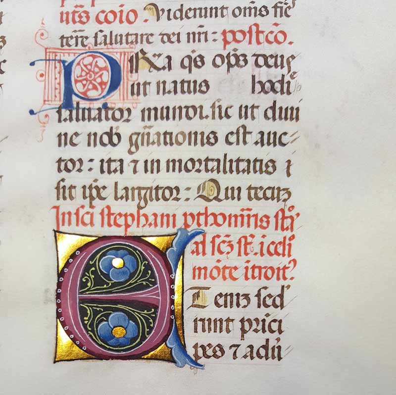 Biblioteca Universitaria di Pavia, Ticinesi 814, Messale romano. Membr., 325 cc., 252 x 185 mm.