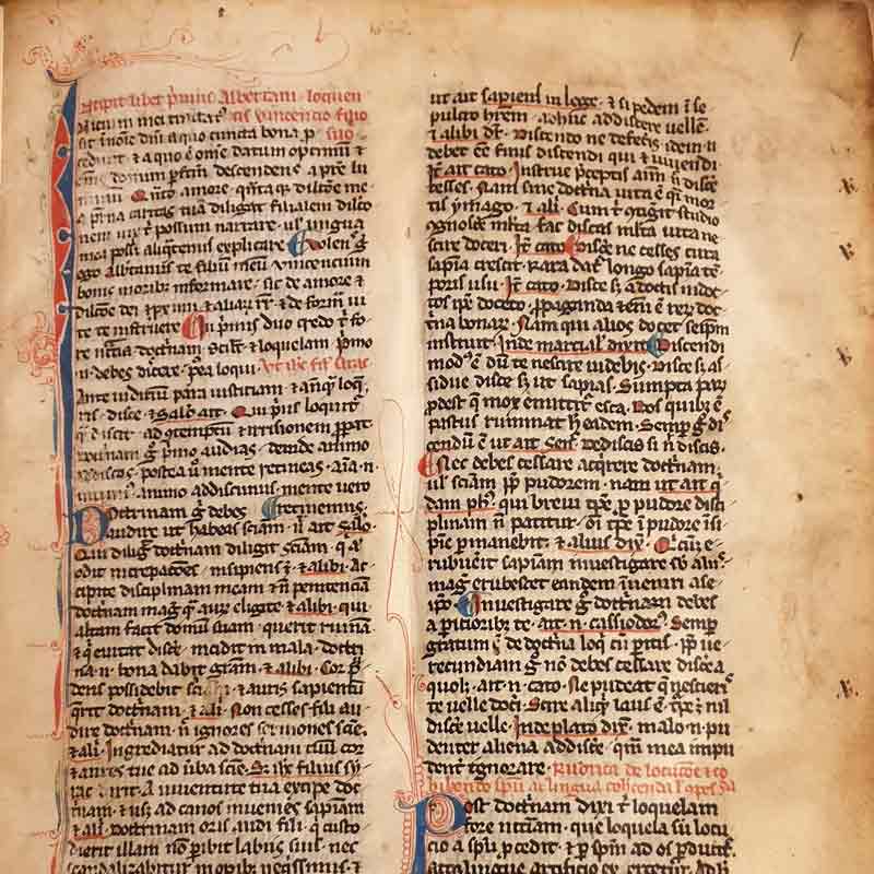 Aldini 325, Opuscula moralia di Albertano da Brescia, del secolo XIII, uno dei codici più antichi e importanti dell'autore