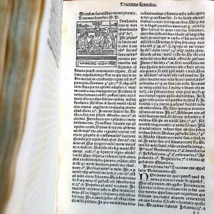 Bernardino Busti, Defensorium Montis pietatis contra figmenta omnia aemulae falsitatis. Milano, Uldericus Scinzenzeler, 1497 (M.N. 21 A 24)