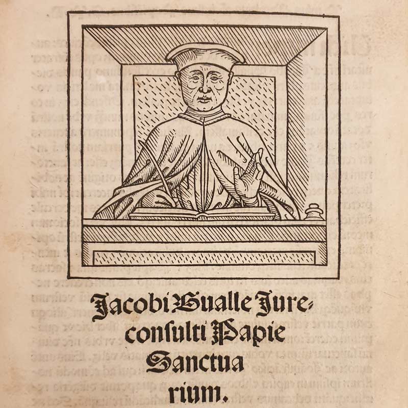 Giacomo Gualla, Jacobi Gualle iureconsulti Papie sanctuarium. Impressum Papie, per magistrum Jacob de Burgofrancho, 1505 die x mensis Nouembris