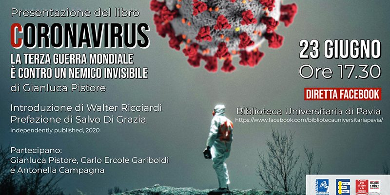 Gianluca Pistore, Coronavirus: la Terza Guerra Mondiale è contro un nemico invisibile - Locandina