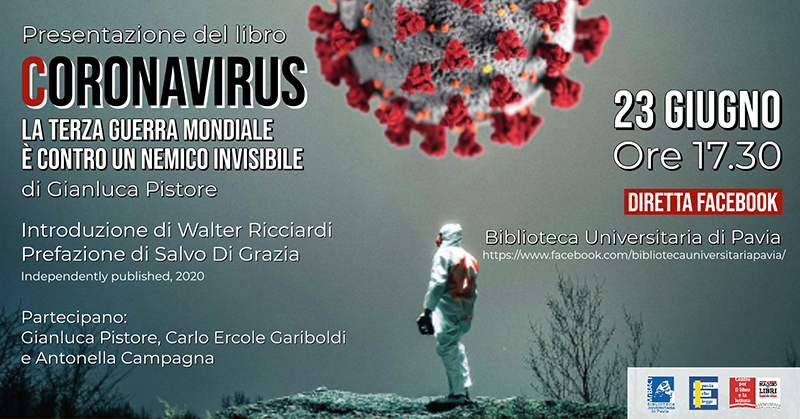 Gianluca Pistore, Coronavirus: la Terza Guerra Mondiale è contro un nemico invisibile - Locandina