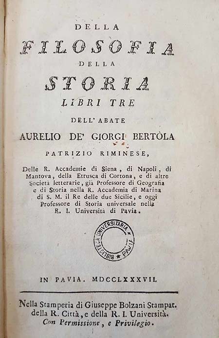 Aurelio De Giorgi Bertola