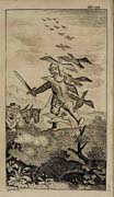 Tavola tratta da: Miguel de Cervantes Saavedra, Vida y hechos del ingenioso cavallero don Quixote de la Mancha… Anversa, 1697