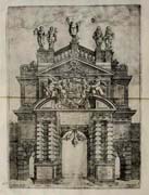 Tavola tratta da: La pompa della solenne entrata fatta dalla serenissima Maria Anna austriaca… Milano, 1651