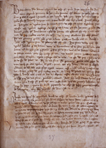 1284 novembre 24, Pisa; notaio ser Bartolomeo di ser Iacopo Carrai. Archivio di Stato di Pisa, Ospedali di Santa Chiara, n. 2071, c. 262r