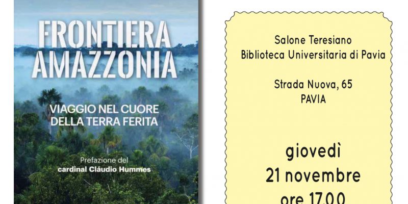 Locandina Lucia Capuzzi, Frontiera Amazzonia. Viaggio nel cuore della Terra ferita