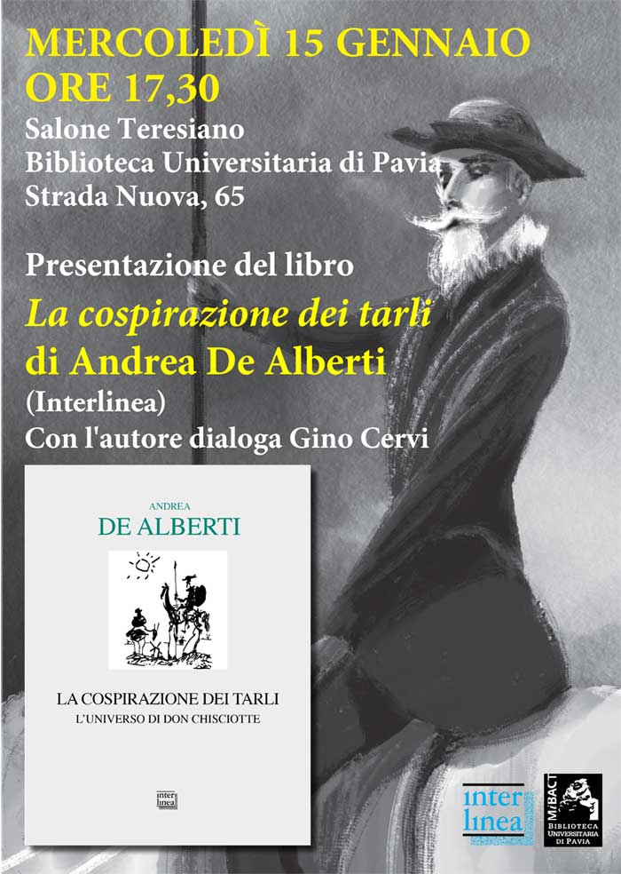 Andrea De Alberti, La cospirazione dei tarli. L’universo di don Chisciotte - Locandina
