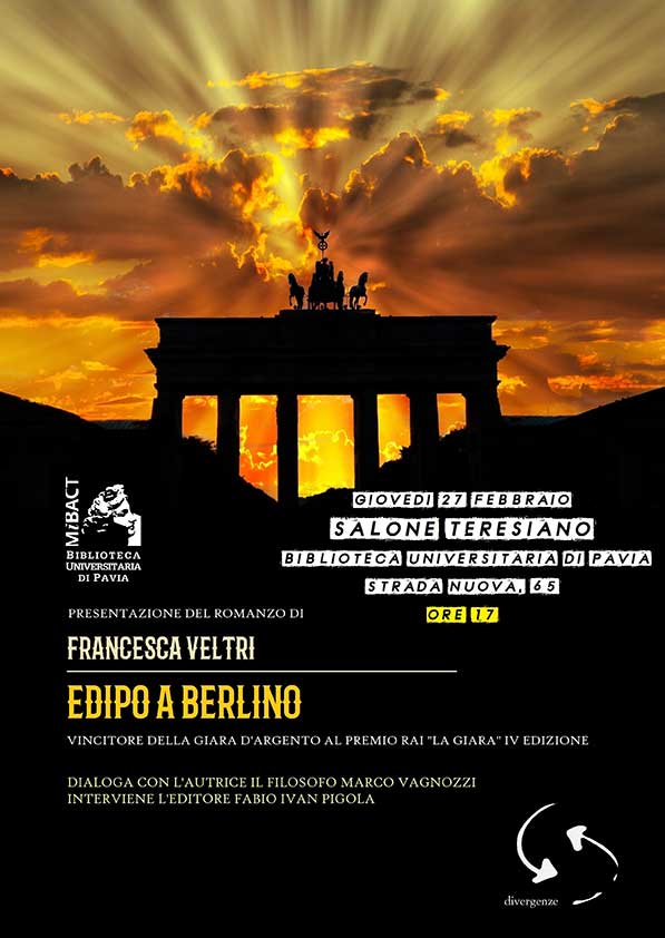 Francesca Veltri, Edipo a Berlino - Locandina