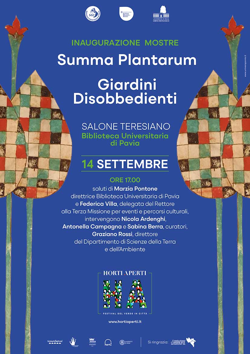 Summa Plantarum - locandina inaugurazione mostra