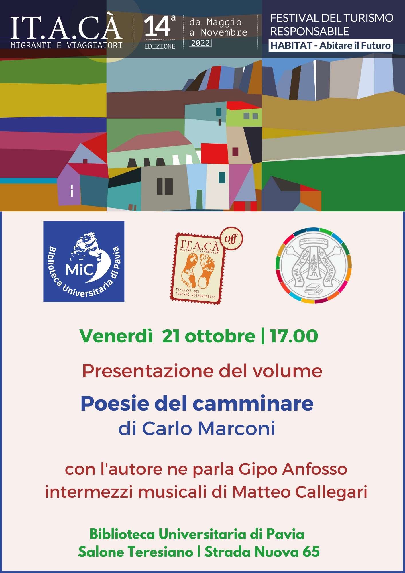 Poesie del Camminare di Carlo Marconi - Locandina