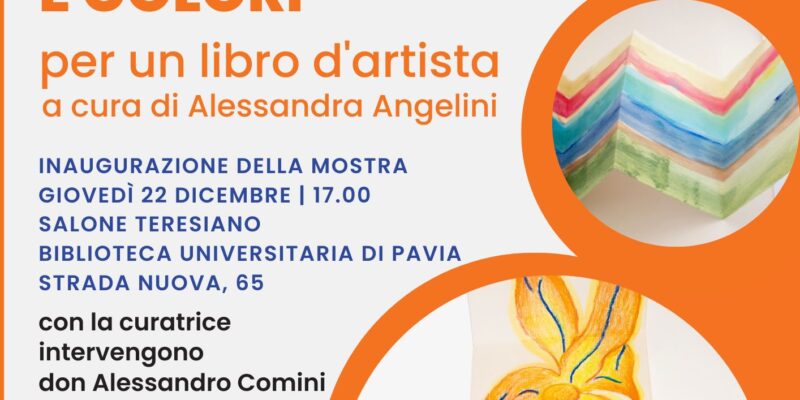 Emozioni Parole e Colori per un libro d'artista - Inaugurazione mostra - Locandina