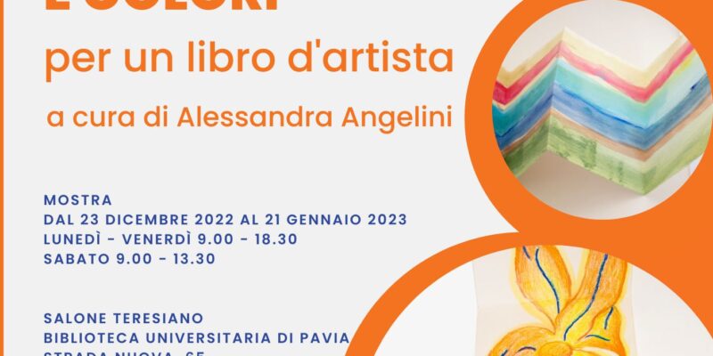 Emozioni Parole e Colori per un libro d'artista - Mostra - Locandina