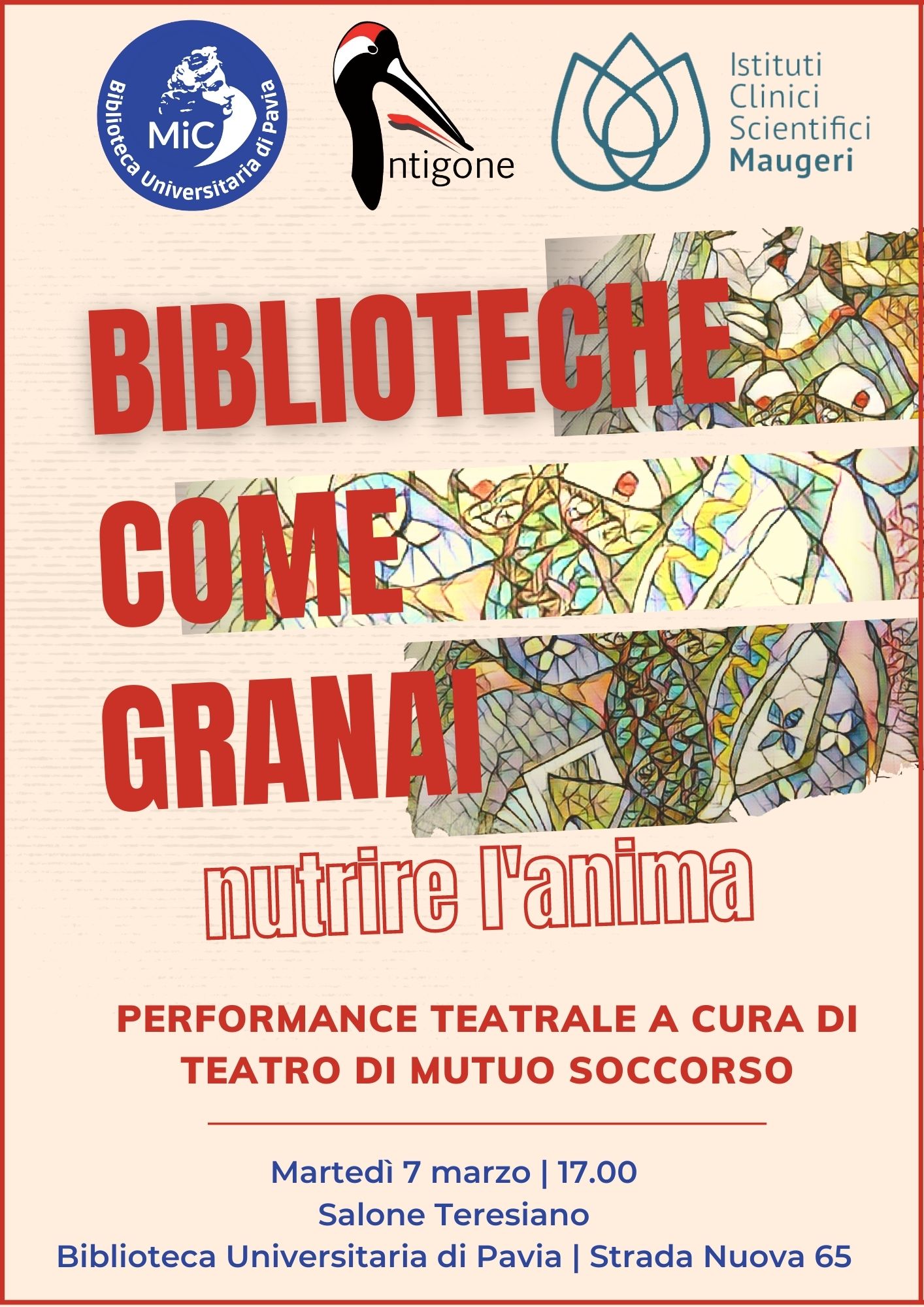Biblioteche come granai: nutrire l’anima - Locandina