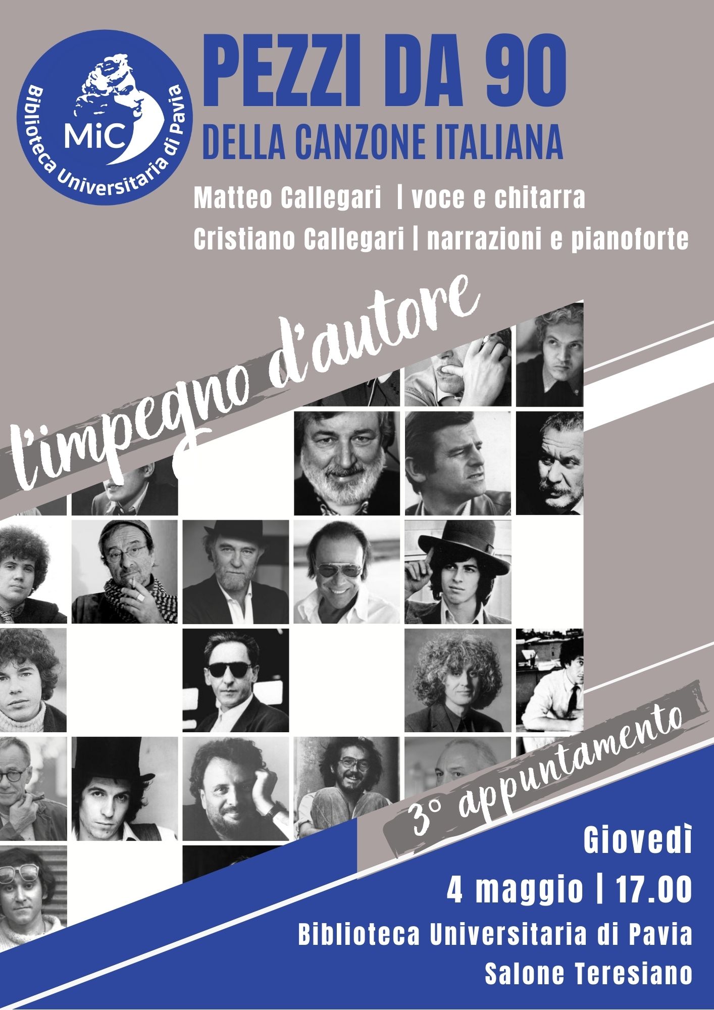 Pezzi da 90 della canzone italiana. L’impegno d’autore - Locandina