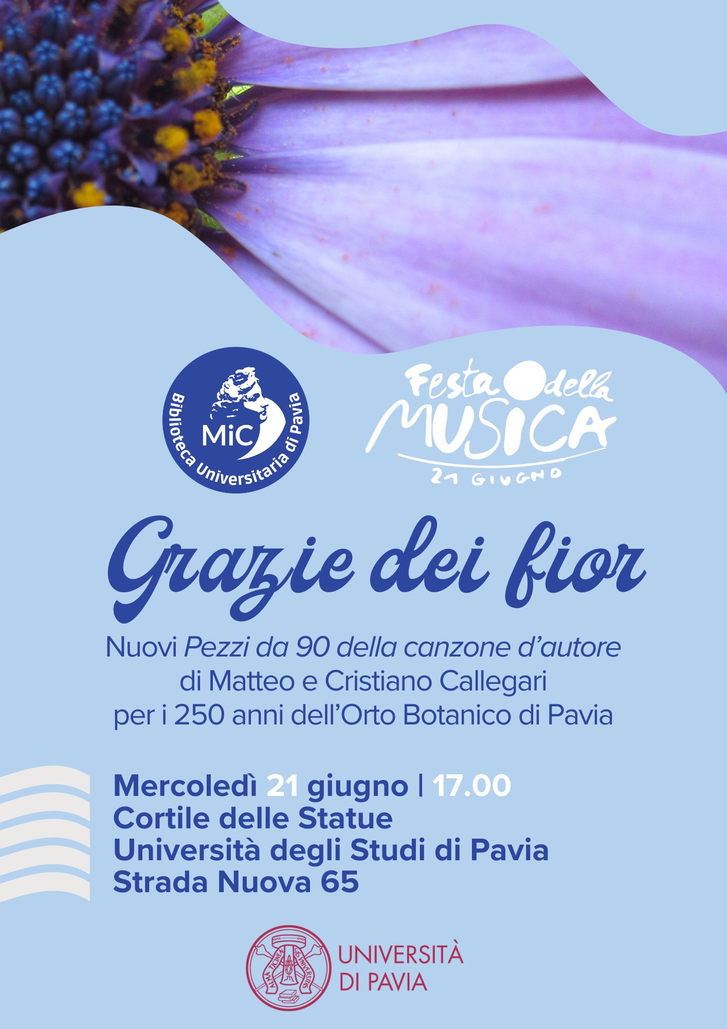 Festa della Musica 2023. Grazie dei fior - locandina