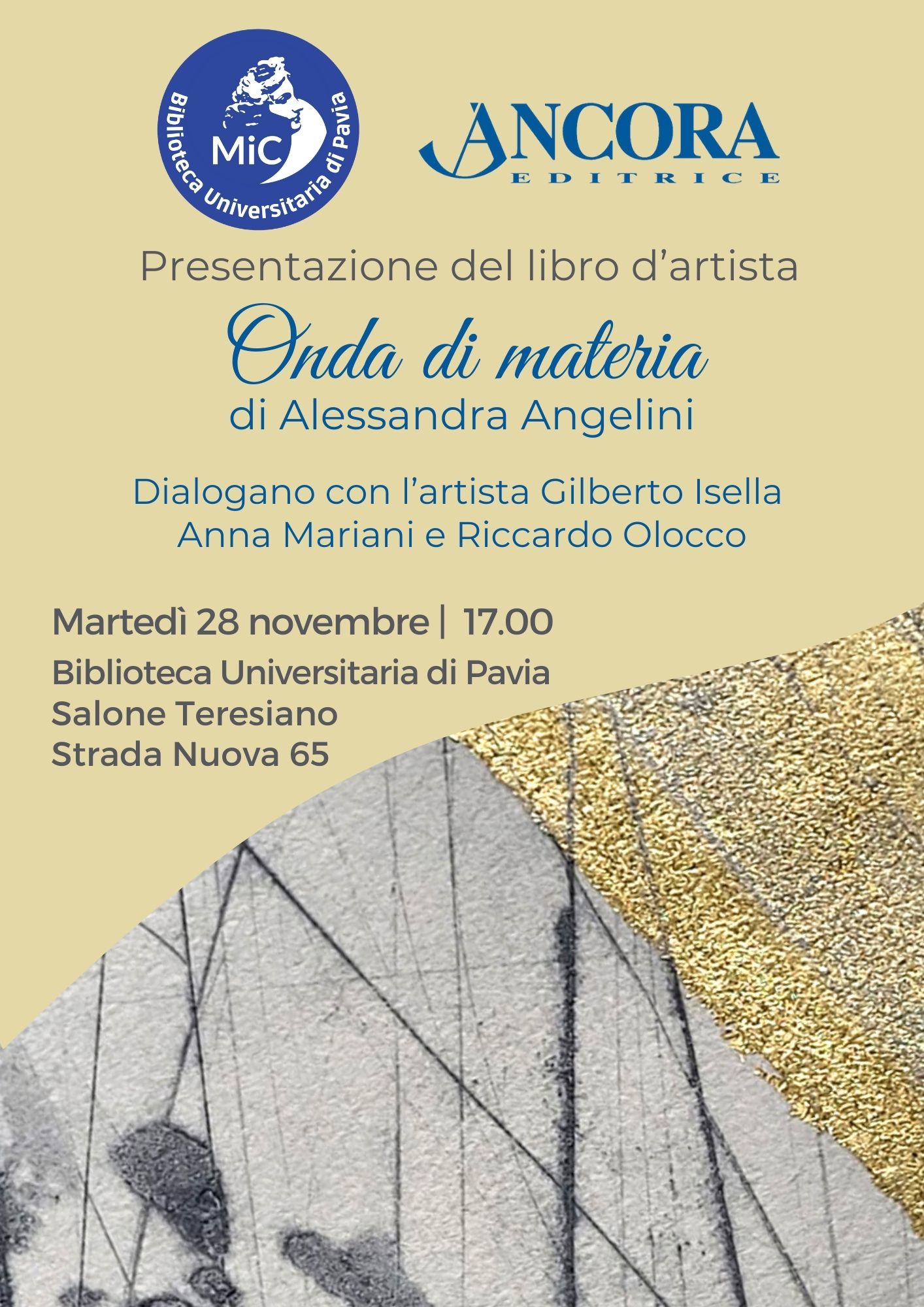 Onda di materia di Alessandra Angelini - Locandina