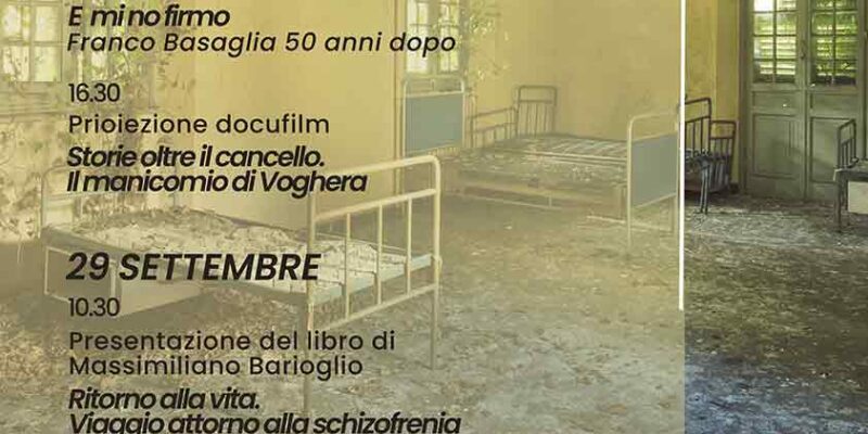Locandina Basaglia per le Giornate Europee del patrimonio 2024