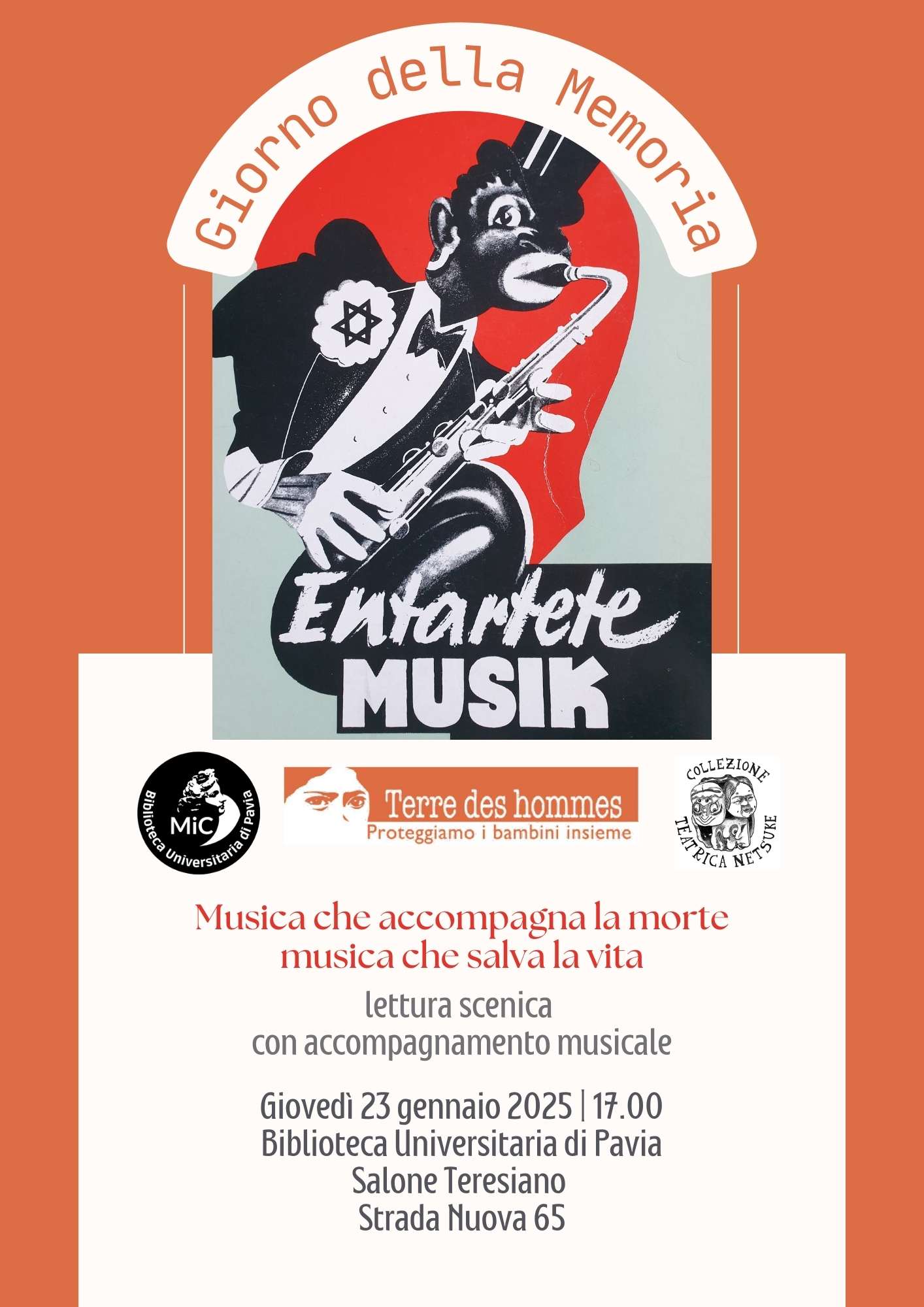 Giorno della Memoria 2025 - locandina